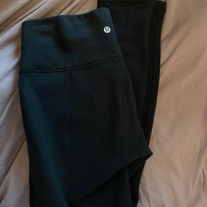 Lululemon fleece lined leggings.